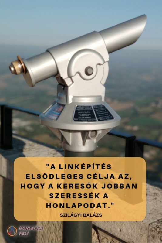 Linképítés elsődleges célja