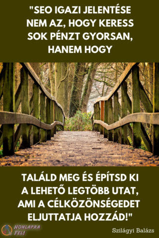 SEO jelentése célközönségedet eljuttatja hozzád