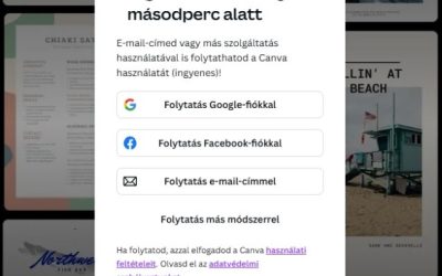 Egyszerű és gyors Canva bejelentkezés