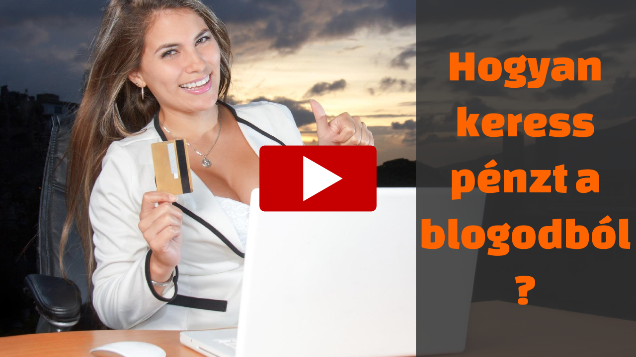 Hogyan keress pénzt a blogoddal? képzés banner