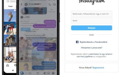 Instagram belépés Facebookkal
