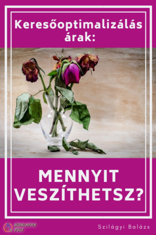 keresőoptimalizálás árak mennyit veszíthetsz