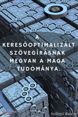 keresőoptimalizálás lépései szövegírásnak a tudománya