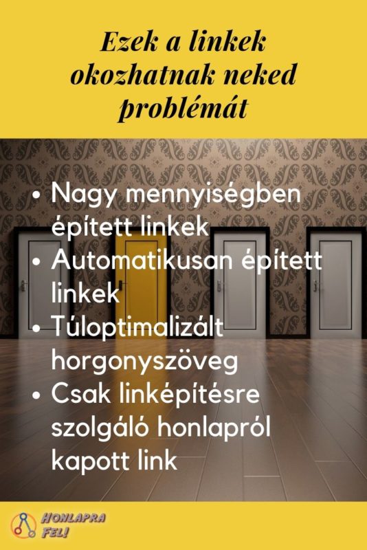 linképítés ezek okozhatnak problémát