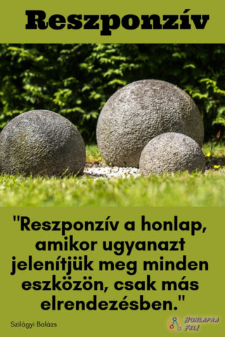 Mobil optimalizálás reszponzív